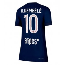 Paris Saint-Germain Ousmane Dembele #10 Hjemmedrakt Kvinner 2025-26 Kortermet Paris Saint-Germain Ousmane Dembele #10 Hjemmedrakt Kvinner 2025-26 Kortermet